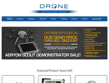 Tablet Screenshot of dronesystems.us